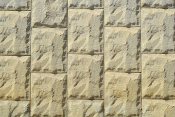 Wall Made From Sandstone Bricks