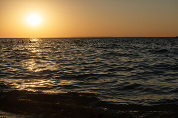 Obraz premium sunset over the sea