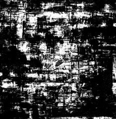 Rough black and white texture vector. Distressed overlay texture. Grunge background. Abstract textured effect. Vector Illustration. Black isolated on white background. EPS10
