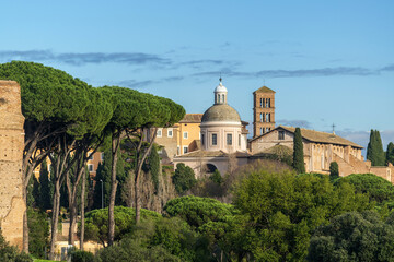 Fototapeta na wymiar Eglises à Rome