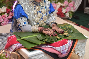 Fototapeta premium the traditional activities of one of the tribes in Indonesia called 