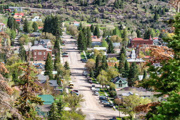 Fototapeta na wymiar Ouray, Colorado mountain town