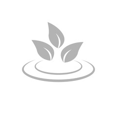 ecological food icon on a white background, vector illustration
