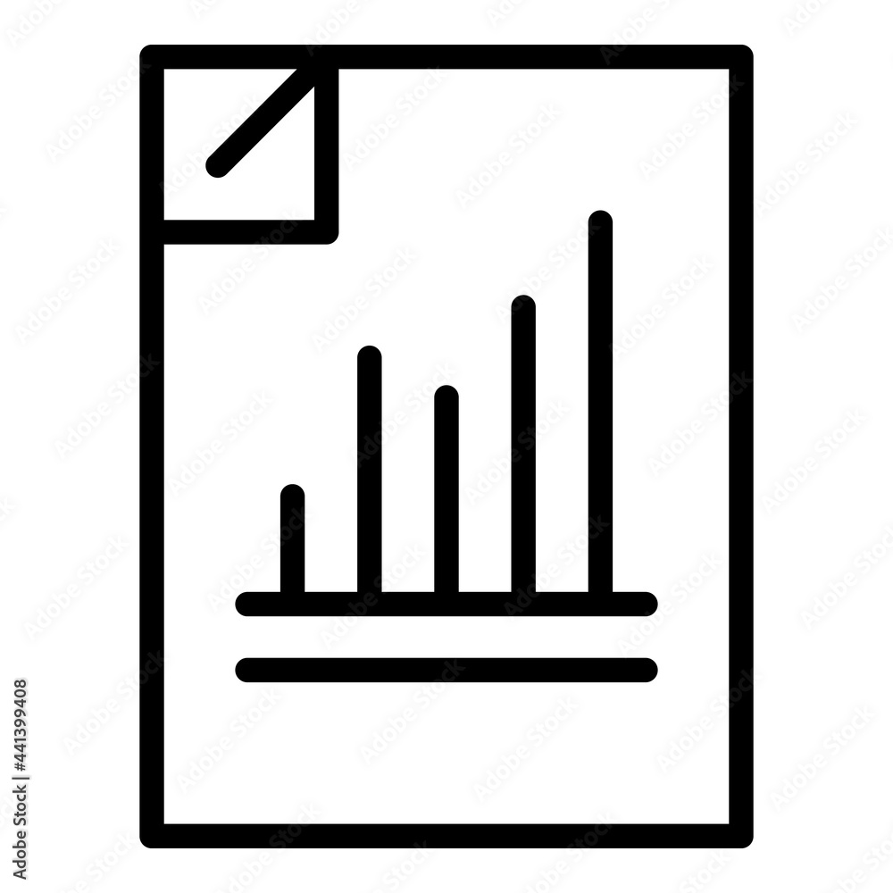 Poster regulated products paper icon. outline regulated products paper vector icon for web design isolated 