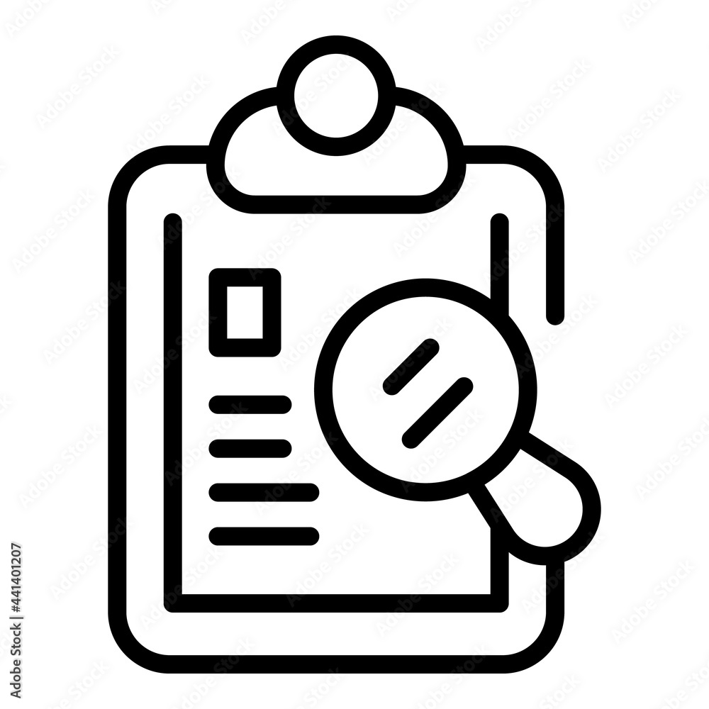 Poster regulated products clipboard icon. outline regulated products clipboard vector icon for web design i