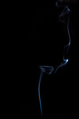 smoke effect on black background