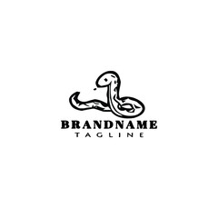 Fototapeta premium cute snake logo cartoon icon vector creative