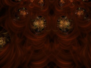 Imaginatory fractal background generated Image