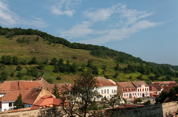 Domy w rumuńskiej wsie Biertan, 2007 © Miroslaw