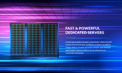 Fast and powerful dedicated servers template