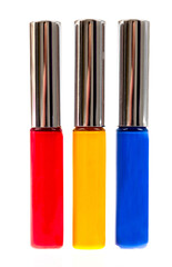 nail polish isolated on white