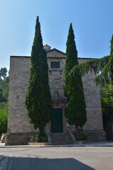 Churches and buildings in Ascoli Piceno in Italy
