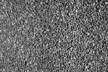 Background with ground texture with gravel stones.