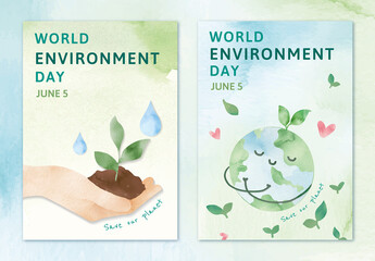 Editable Environment Poster Template