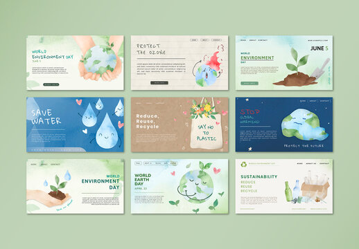 Editable Presentation Layout for Environment Awareness Campaign