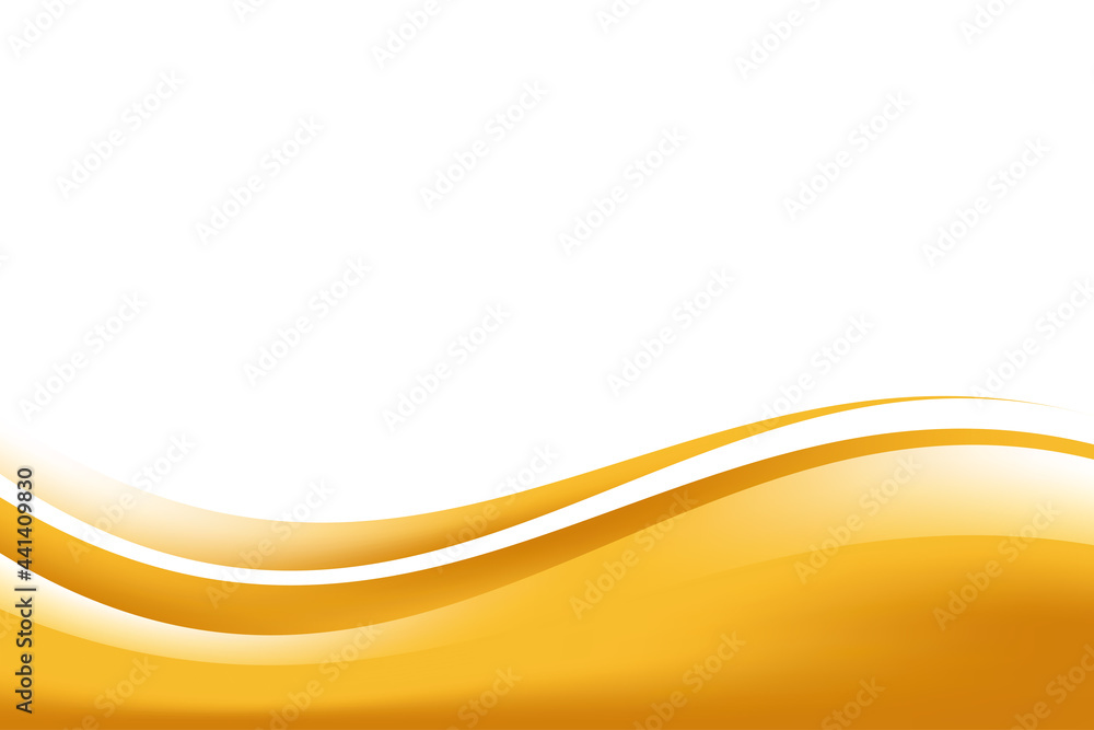 Poster abstract smooth golden wavy background design template vector, gold elegant background element with 