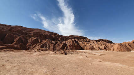 Fototapeta na wymiar Paisagens do Deserto do Atacama, Chile