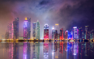 Fototapeta na wymiar Doha Cityscape - Qatar