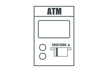 ATMのキャッシュカード挿入口
