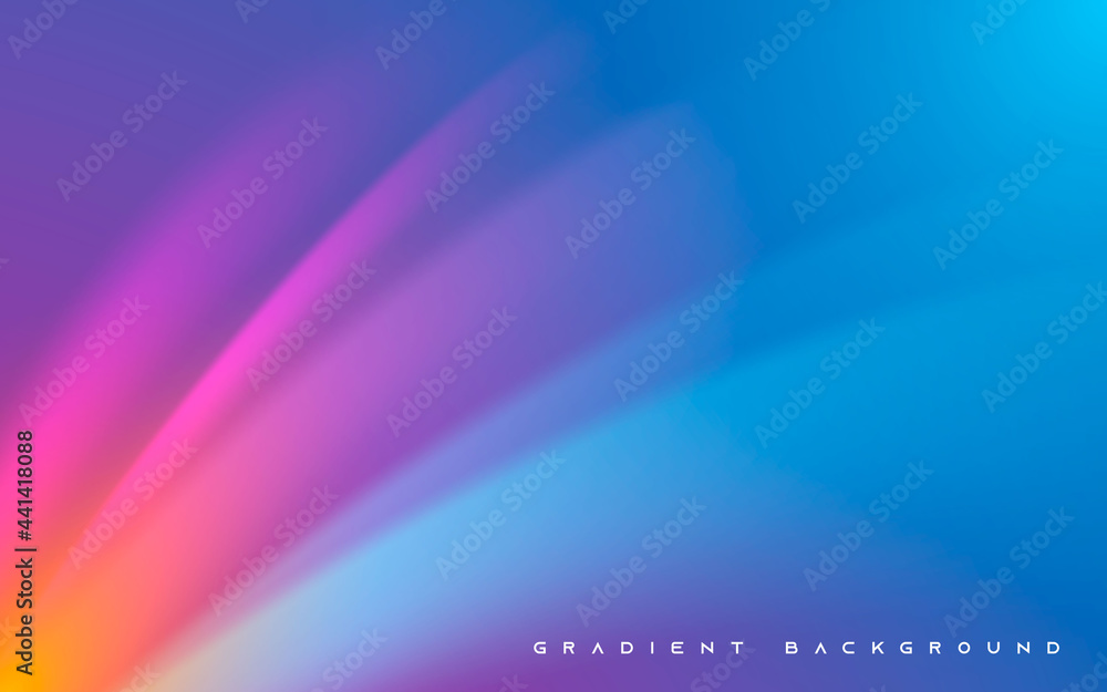Poster abstract colorful light gradient background
