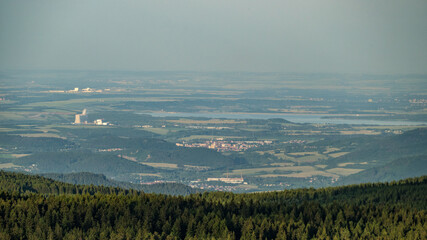 krušné hory in chechia in summer