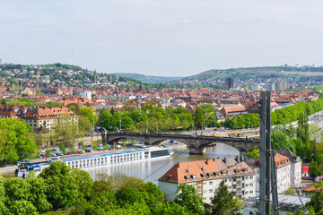 Fototapeta na wymiar Blick über Würzburg