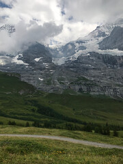 landscape in the Swiss alps 