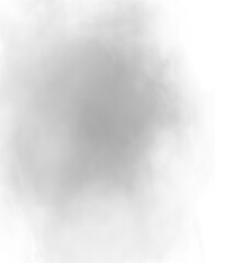 Obraz premium Cloud, fog or smoke isolated on white background. Royalty high-quality free stock photo image of black cloudiness, clouds, mist or smog background
