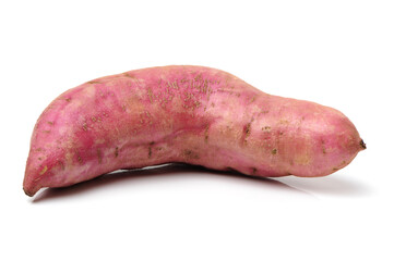 sweet potato on the white background