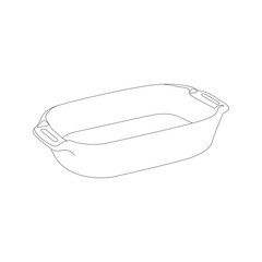 Fototapeta premium Leslie Baking Dish use for kitchen