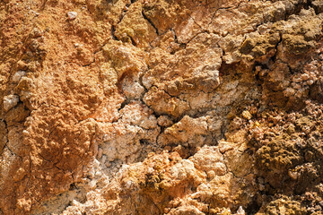 The texture of clay. Dry clay texture background.