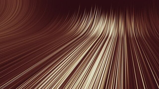 3d abstract glowing vertical lines, laser rays, speed of light, abstract illustration of copper cable