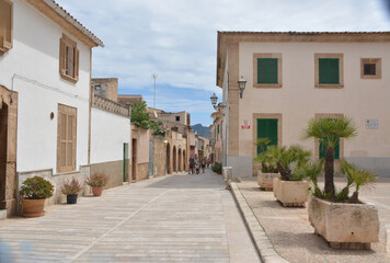 Fototapeta na wymiar Alcudia die älteste Stadt Mallorcas