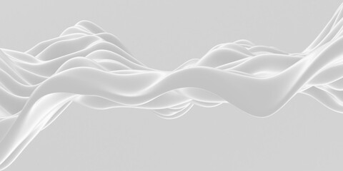 White abstract liquid wavy background