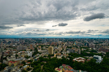 Aerial view of the city, Kiev, Ukraine