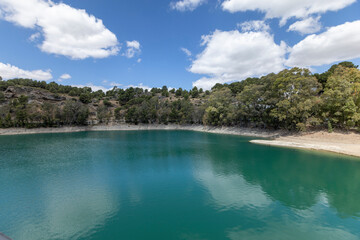 Mesmerizing shot of a calm river in Ardales, Malaga, Spain