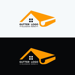 Gutters logo design vector.
Gutter cleaning logo design.
Real estate logo design