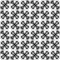 floral seamless pattern background.Geometric ornament for wallpapers and backgrounds. Black and white 