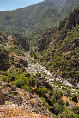 Fototapeta na wymiar Golo river in central Corsica