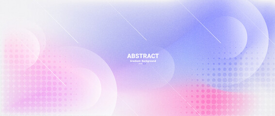 Pastel gradient abstract background with dynamic shapes composition and halftone. vector illustration