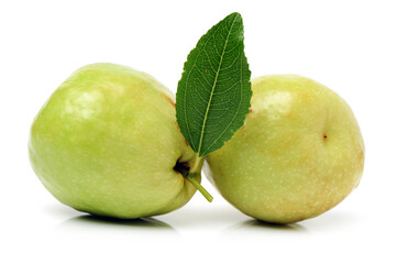 jujubes on white background 