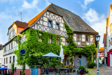 Fototapeta na wymiar Old Town of Lohr am Main, Bavaria, Germany