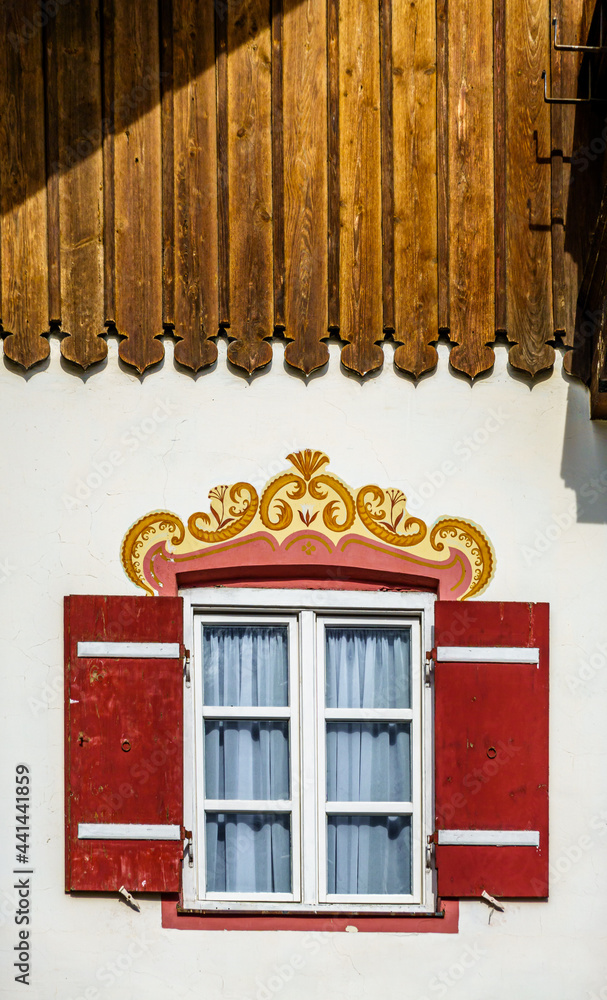 Poster old window at a antique house