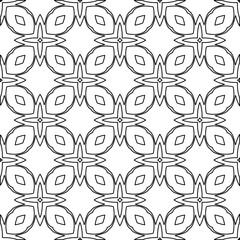 Vector geometric pattern. Repeating elements stylish background abstract ornament for wallpapers and 
backgrounds. Black and white colors
backgrounds. Black and white colors