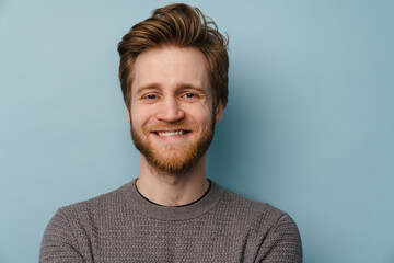 Fototapeta premium Portrait of a young white casual man