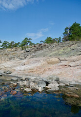 Beautiful rugged island