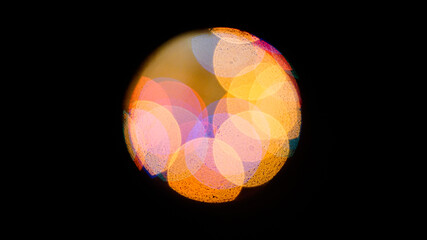 Obraz premium bokeh in a circle