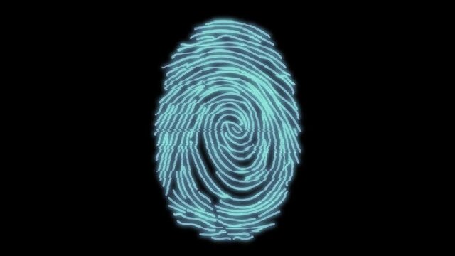 Fingerabdruck Scanner Zukunft Digital