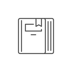 Book line icon or education concept