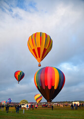 hot air balloons